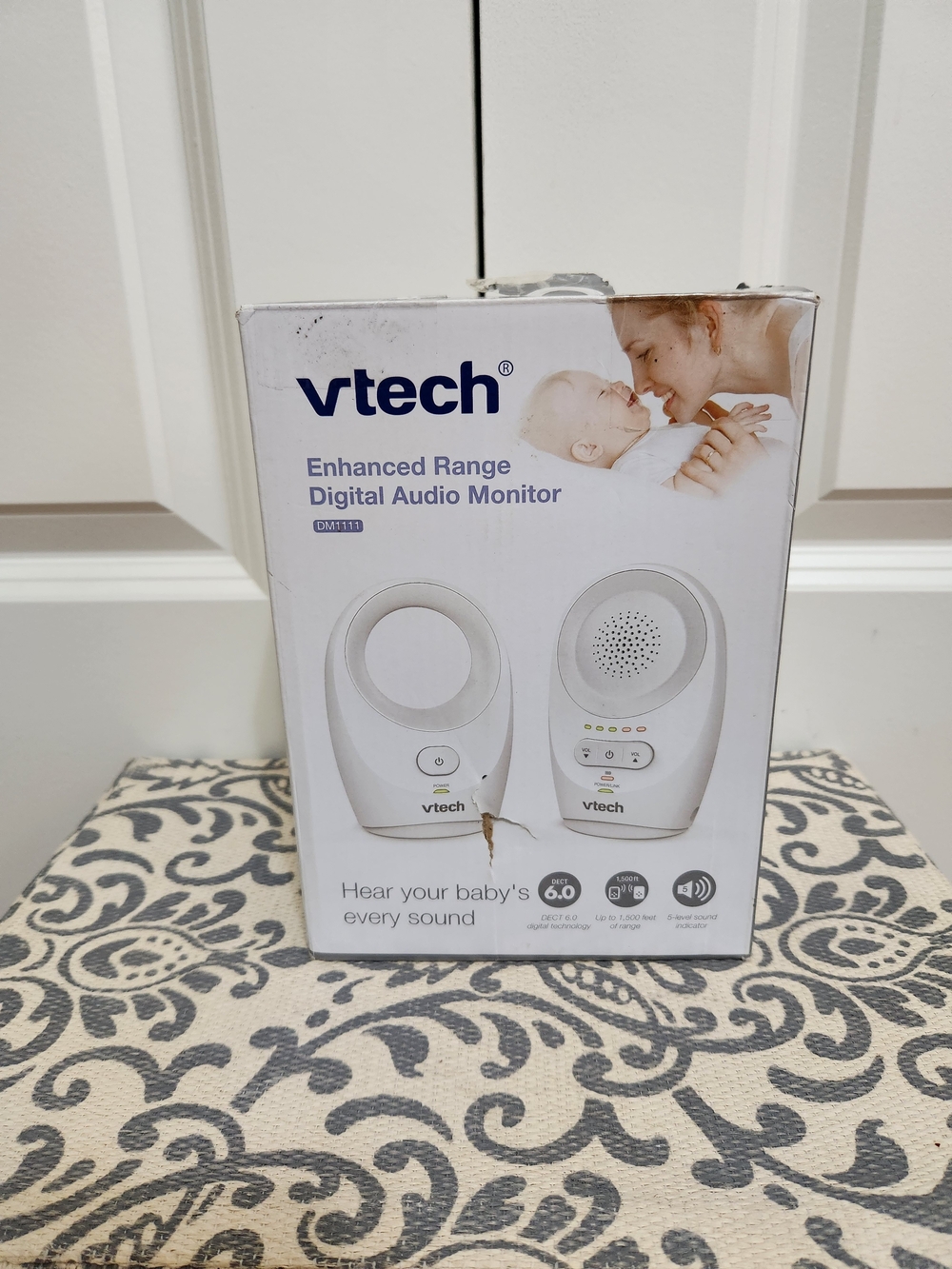 VTech White Enhanced Range Digital Audio Monitor